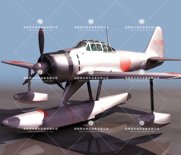 松山湖管委会3D模型飞机_